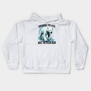 Chill Out, Save the Poles Kids Hoodie